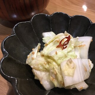 白菜の塩麹浅漬け